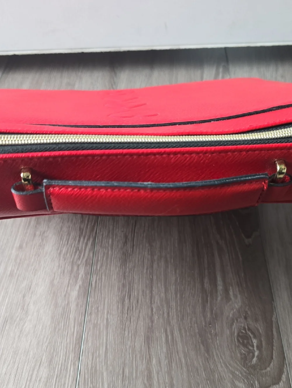 Estée Lauder Red Cosmetic Case Playing Card Red Embossed Card Suit Tote Bag